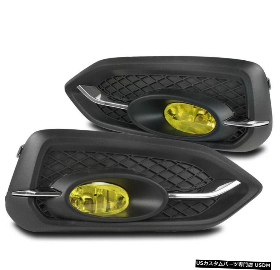 2014-2015 HONDA CIVIC COUPE 2DR BUMPER YELLOW DRIVING FOG LIGHT + HARNESS +のBULB FOR FOR 2014-2015 HONDA CIVIC COUPE 2DR BUMPER YELLOW DRIVING FOG LIGHT+HARNESS+BULB