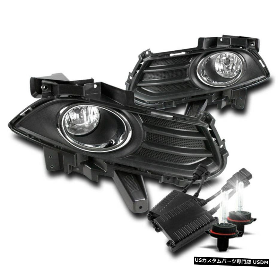 2013-2016 FORD FUSIONモンデオBUMPER CHROME FOG LIGHT LAMP W / 50W 8K HID KIT + BEZEL 2013-2016 FORD FUSION MONDEO BUMPER CHROME FOG LIGHT LAMP W/50W 8K HID KIT+BEZEL