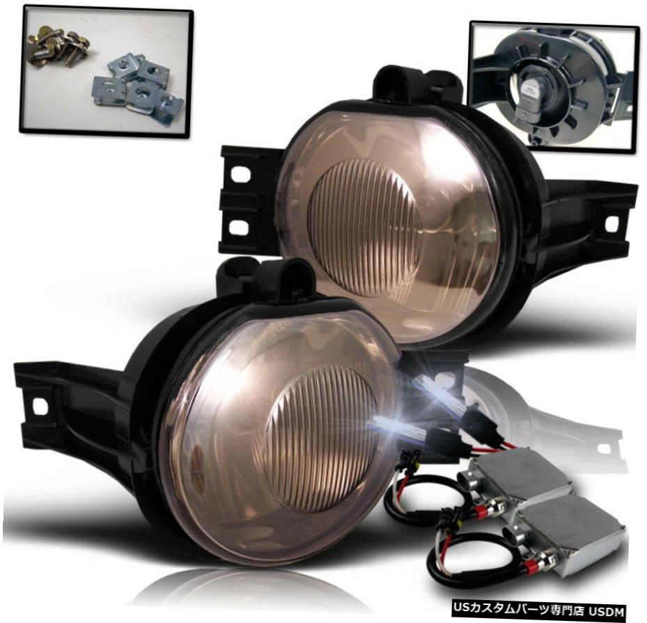 DODGE 2002-08 RAM / 2004-06 DURANGO BUMPER DRIVING SMOKEフォグランプ+ 50W 8K HIDキット DODGE 2002-08 RAM/2004-06 DURANGO BUMPER DRIVING SMOKE FOG LIGHTS+50W 8K HID KIT