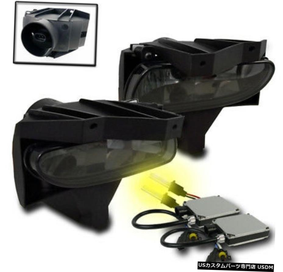 1999-2004フォードマスタングV8 GTバンパーSMOKE DRIVING FOGライトランプW / 3000K HID L + R 1999-2004 FORD MUSTANG V8 GT BUMPER SMOKE DRIVING FOG LIGHT LAMP W/3000K HID L+R