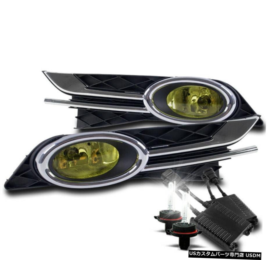 2014-2016 HONDA ODYSSEY FRONT BUMPER YELLOW FOG LIGHTS LAMP W / 50W 6K HID SET FOR FOR 2014-2016 HONDA ODYSSEY FRONT BUMPER YELLOW FOG LIGHTS LAMP W/50W 6K HID SET