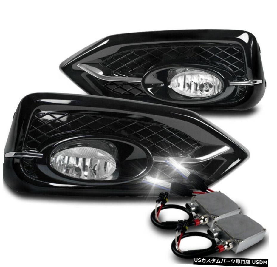 2014-2015 HONDA CIVIC COUPE CHROME FOG LIGHT + GLOSS BLK BEZEL + 50W 6K HID SET FOR FOR 2014-2015 HONDA CIVIC COUPE CHROME FOG LIGHT+GLOSS BLK BEZEL+50W 6K HID SET