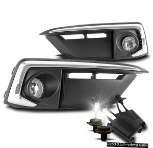 2019 2020ۥӥå/Хѡեץ٥+ W / 50W 6K HID For 2019 2020 Honda Civic Coupe/Sedan Bumper Chrome Fog Light+Bezel w/50W 6K HID