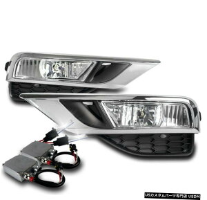 2015-2016 HONDA CRV CRV CHROME BUMPER FOG LIGHTS LAMP W / 50W 6K HID + BEZEL FOR FOR 2015-2016 HONDA CR-V CRV CHROME BUMPER FOG LIGHTS LAMP W/50W 6K HID +BEZEL