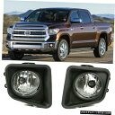 はめあい2014-2018トヨタタンドラをクリアバンパードライビングランプフォグランプ左 右 Fits 2014-2018 Toyota Tundra Clear Bumper Driving Fog Lights Lamps Left Right