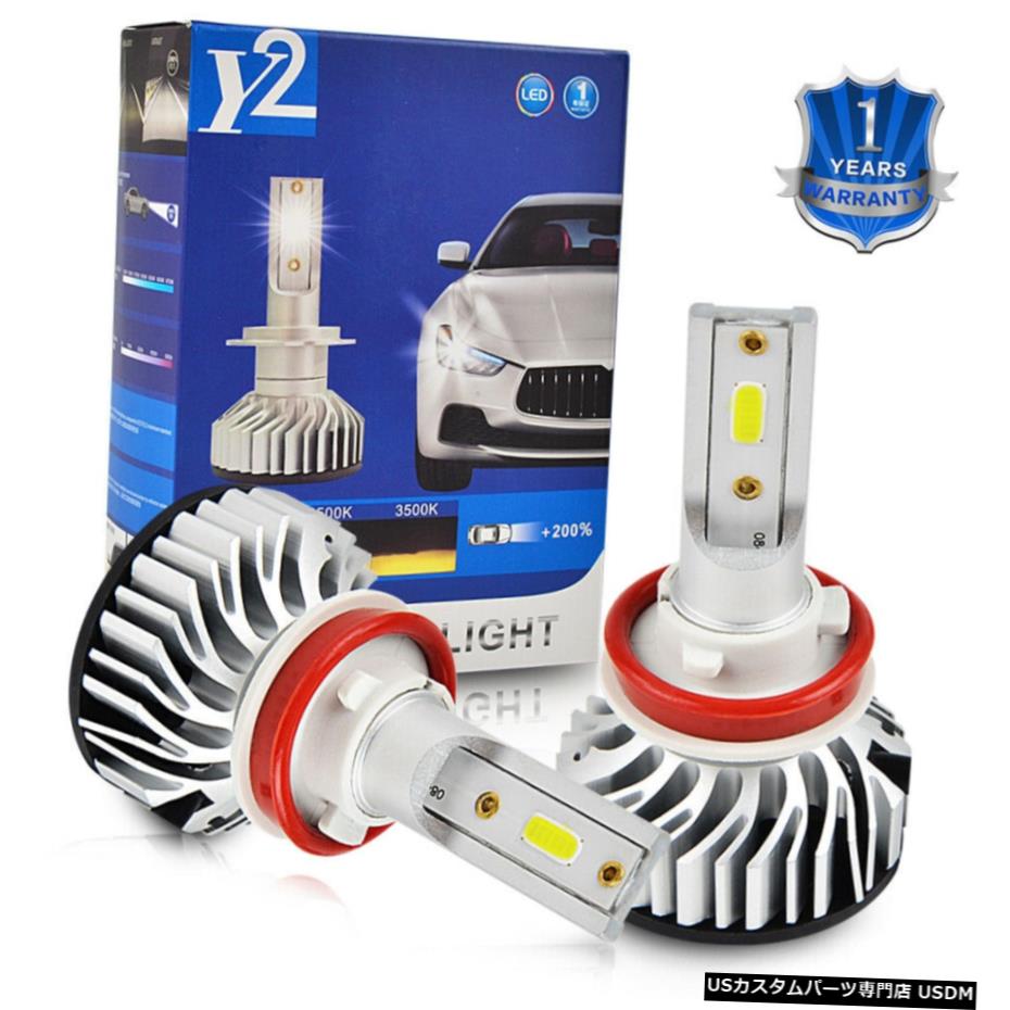 2PCS 50W H8 H11 LEDフォグ電球のためにトヨタ・ヴェンザ2009年から2016年ヤリス2006年から2014年 2PCS 50W H8 H11 LED Fog Light Bulbs For Toyota Venza 2009-2016 Yaris 2006-2014