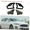 /ベゼルLH＆＃038ワットフォードフュージョン2019-2020フロントフォグランプキット。 RH 4本 For Ford Fusion 2019-2020 Front Fog Light Kit w/ Bezel LH RH 4pcs