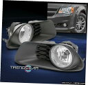 2011-2016 DODGE GRAND CARAVAN BUMPER DRIVING FOG LIGHTS LAMP CHROME W /ベゼル+ BULB...
