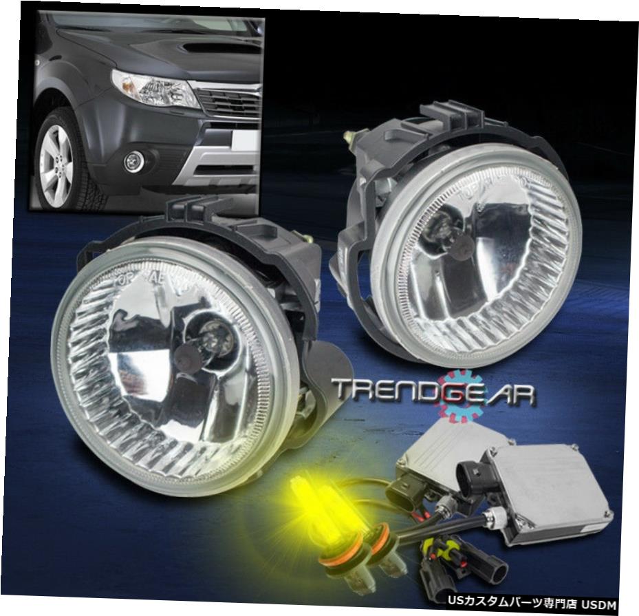 2009-13 SUBARU FORESTER / 2008 +インプレッサWRX STI BUMPER FOG LIGHT CHROME + 3K HID FOR FOR 2009-13 SUBARU FORESTER/2008+ IMPREZA WRX STI BUMPER FOG LIGHT CHROME+3K HID