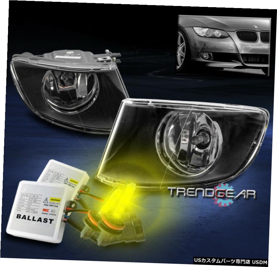 2007-2011 BMW E92 E93 3シリーズ2DR BUMPER FOG LIGHTS LAMPS BLACK W / 3K XENON HID 2007-2011 BMW E92 E93 3 SERIES 2DR BUMPER FOG LIGHTS LAMPS BLACK W/3K XENON HID 1