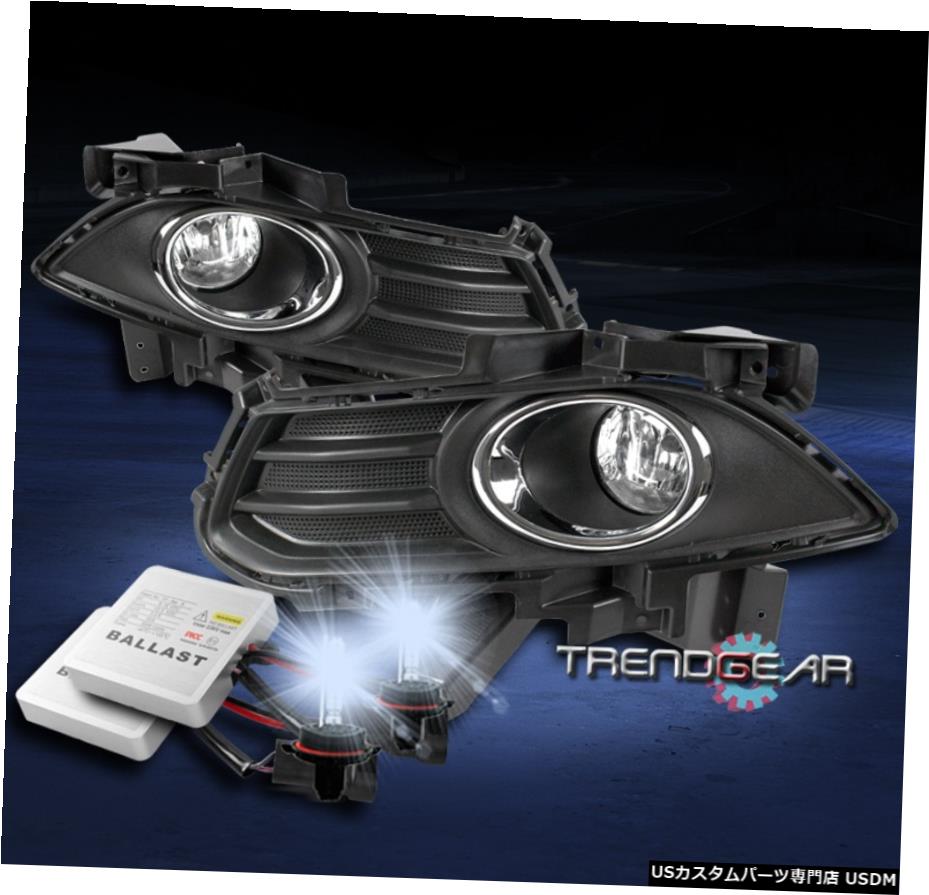 2013-2016 FORD FUSIONモンデオBUMPER FOG LIGHTS LAMP CHROME W / 8K XENON HID +ベゼル 2013-2016 FORD FUSION MONDEO BUMPER FOG LIGHTS LAMP CHROME W/8K XENON HID+BEZELS