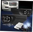 13-16 FOR GMC ACADIA BUMPER DRIVINGプロジェクターフォグランプLAMP W / 8K HID KIT + BEZEL FOR ...