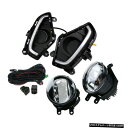 LED DRLライトフォグランプハーネス・スイッチキットフィット感のためのトヨタRAV4 2019 2020 LED DRL Lights Fog Lamps ...