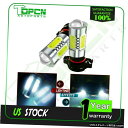 2倍6000KホワイトCREE COB LED車FOG LIGHT DRLプロジェクター球根H16 5202 PSX24W 2x 6000K White CRE...