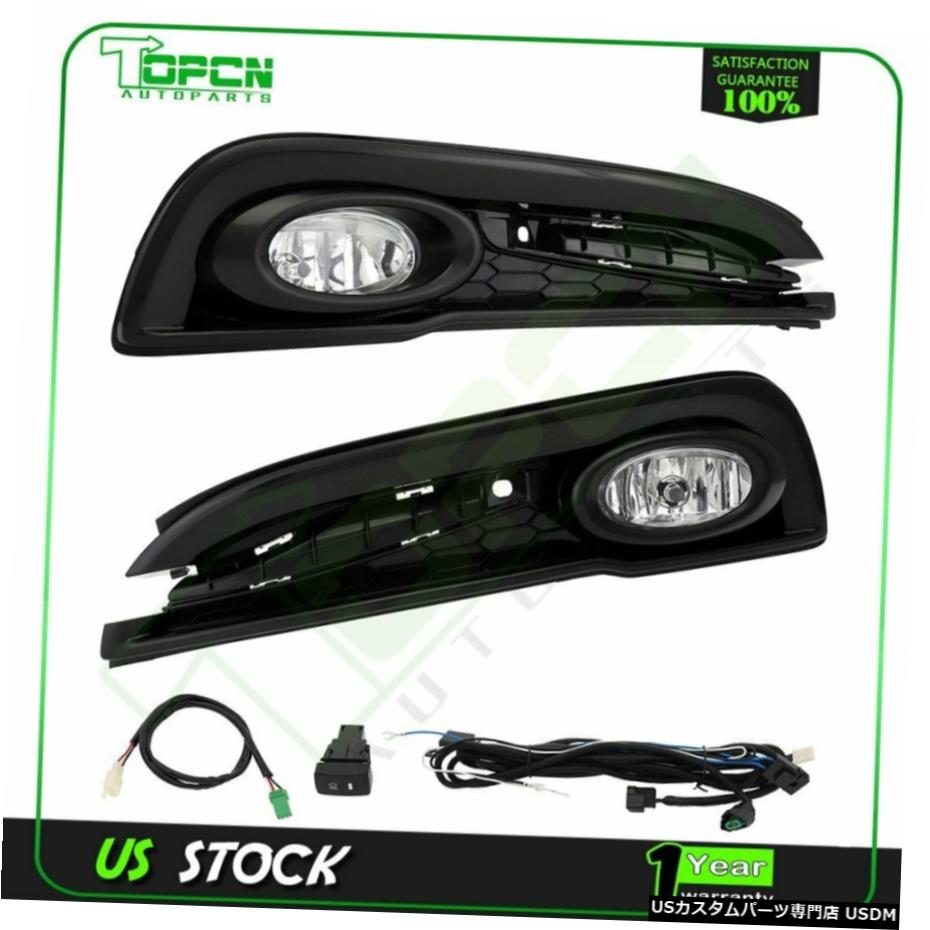 2个2013年から2015年ホンダシビックNEWについてはフォグライトランプ左右 2pcs Fog Light Lamp Left Right For 2013-2015 Honda Civic NEW