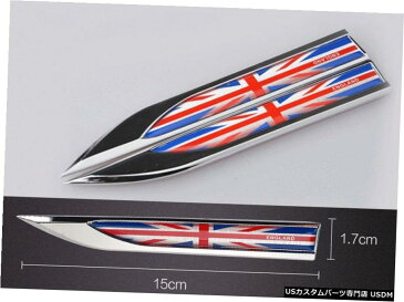 エアロパーツ イギリスイギリスユニオンジャックメタルカーサイドフェンダーブレイドステッカー3Dエンブレムバッジステッカー England UK Union Jack Metal Car Side Fender Blade Sticker 3D Emblem Badge Decal