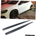 GAp[c tHNX[QVbRR GTS 916̂߂ɃJ[{t@Co[TChXJ[gX|C[BodykittBbg Carbon Fiber Side Skirts Spoiler Bodykit Fit for Volkswagen Scirocco R GTS 09-16