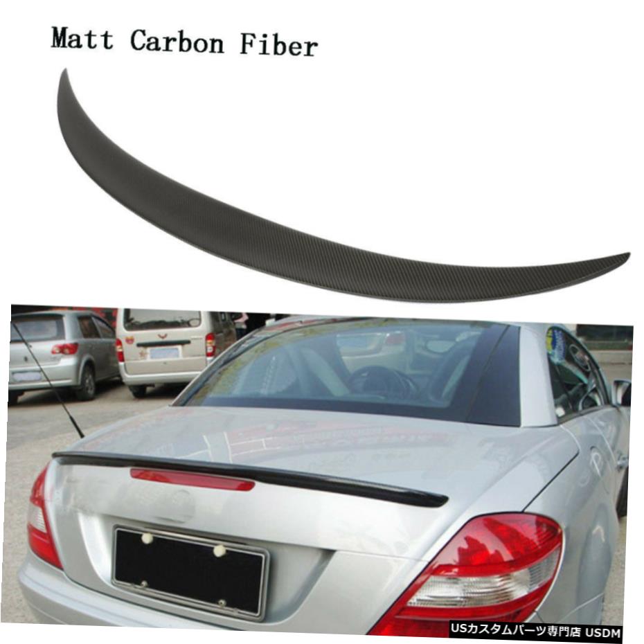 ѡ 륻ǥ٥R171 SLK200 SLK300ѥܥեСꥢݥ顼󥰥եå09-11 Carbon Fiber Rear Spoiler Wing Fit for Mercedes-Benz R171 SLK200 SLK300 09-11