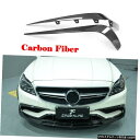 エアロパーツ メルセデスベンツW218 CLS63 AMGのためのカーボンファイバーフロントバンパーリップフィンフィット15-17 Carbon Fiber Front Bumper Lip Fins Fit for Mercedes Benz W218 CLS63 AMG 15-17