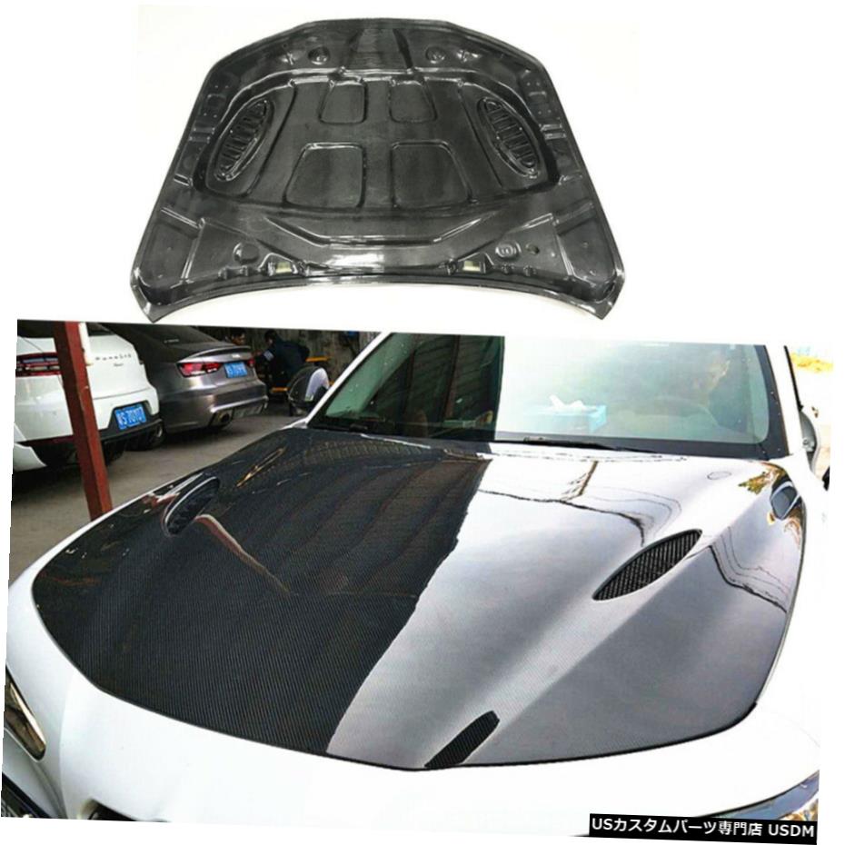 エアロパーツ カーボンファイバーカーベントフードボンネットBodykitのためにアルファロメオジュリア2015-2020 Carbon Fiber Car Vented Hood Bonnet Bodykit For Alfa Romeo Giulia 2015-2020