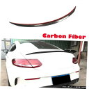 エアロパーツ リアトランクスポイラーウイングフィット感のためのメルセデス・ベンツC63 AMG 2Door 15-17カーボンファイバー Rear Trunk Spoiler Wing Fit For Mercedes-Benz C63 AMG 2Door 15-17 Carbon Fiber