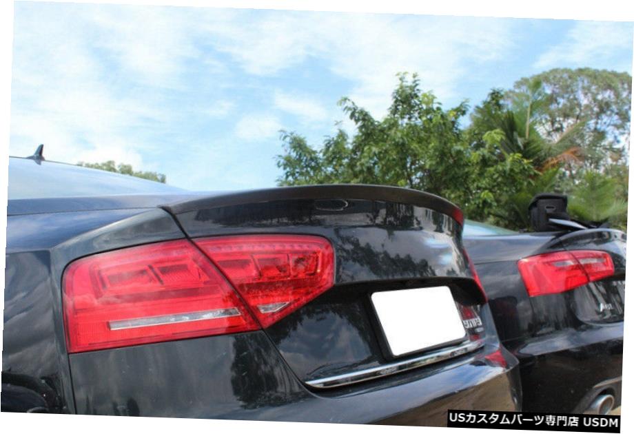 エアロパーツ リアバンパースポイラーブートウイングフィット用アウディA8セダン4Door 2013無塗装PU Rear Bumper Spoiler Boot Wing Fit For Audi A8 Sedan 4Door 2013 Unpainted PU