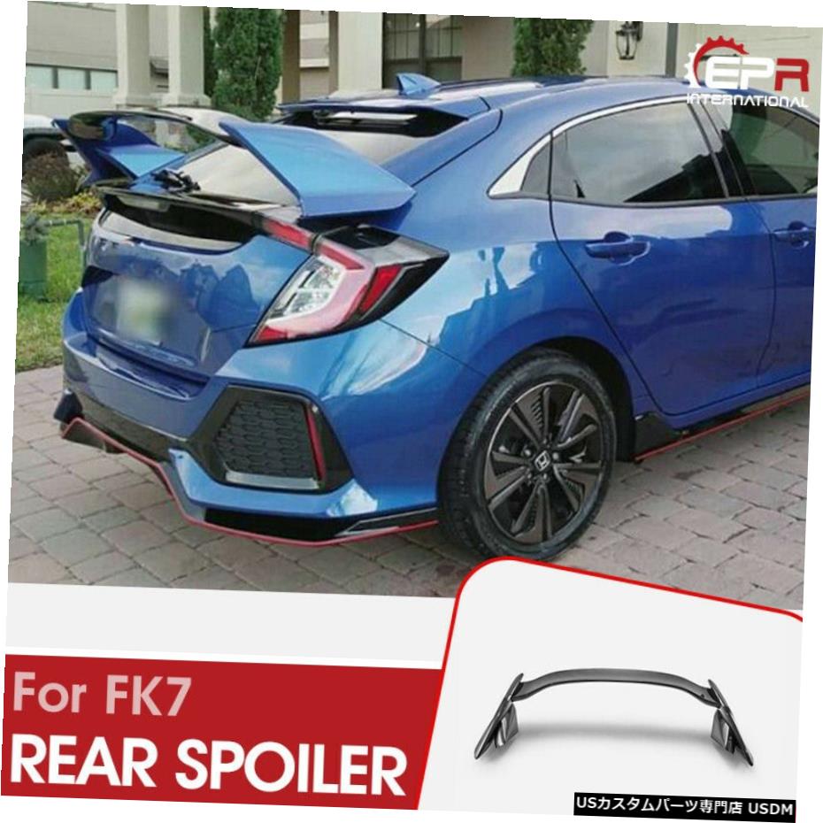 新発 エアロパーツ 17年以降ホンダシビックハッチバックfk7 Trスタイルカーボンリアスポイラーウイング用 For 17 Onwards Honda Civic Fk7 Hatchback Tr Style Carbon Rear Spoiler Wing New限定品 Caritasalmeria Es