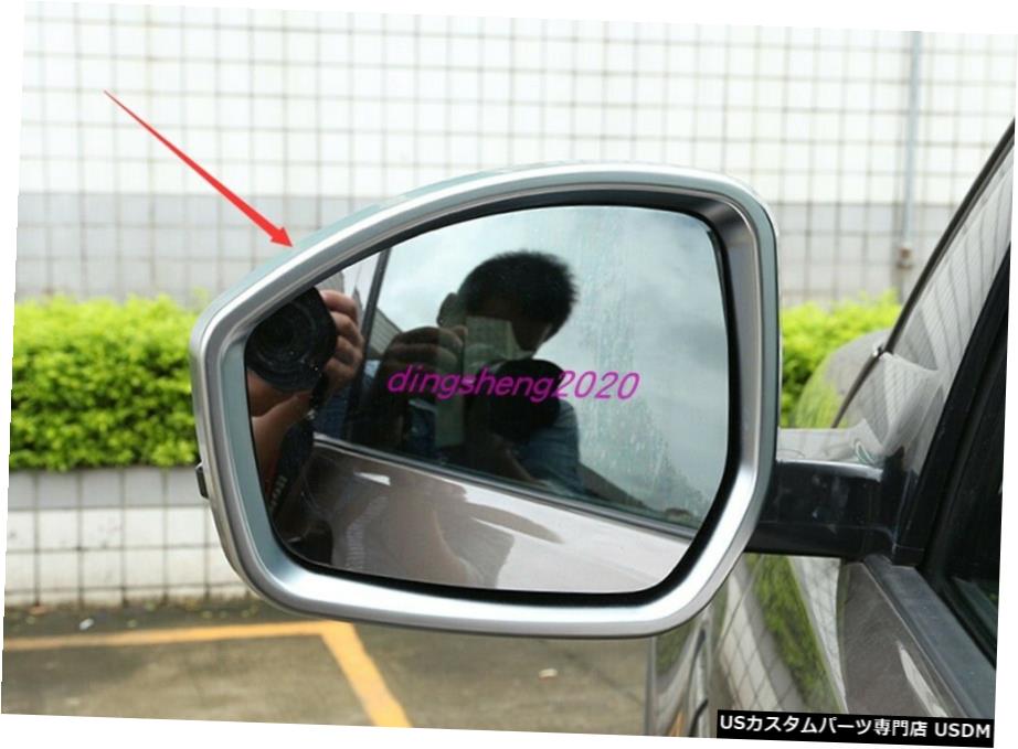 エアロパーツ ランドローバー・レンジローバーイヴォーク19-20用ABSクロームバックミラー雨の眉カバートリム ABS Chrome Rearview Mirror Rain Eyebrow cover trim For Range Rover Evoque 19-20