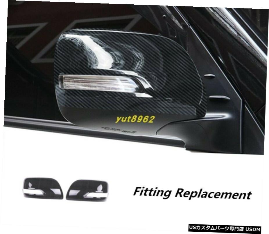 ѡ ֤ΥХåɥΥɥߥ顼Сȥȥ西ɥ롼LC200 2016ǯ2019ǯ Car Rearview Door Side Mirror Cover Trim For Toyota Land Cruiser LC200 2016-2019