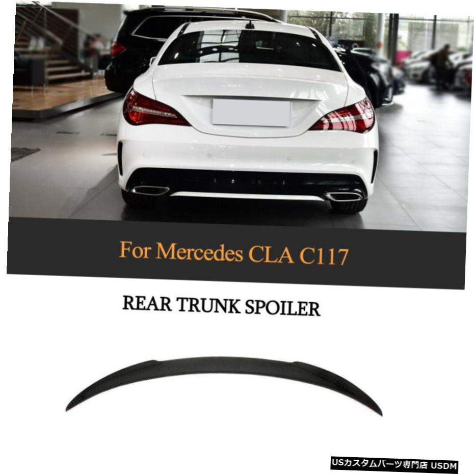 ѡ ٥CLA180 CLA200 CLA250 CLA45201319ѥܥꥢȥ󥯥åɥݥ顼 Carbon Rear Trunk Lid Spoiler For Benz CLA180 CLA200 CLA250 CLA45 Sedan 2013-19
