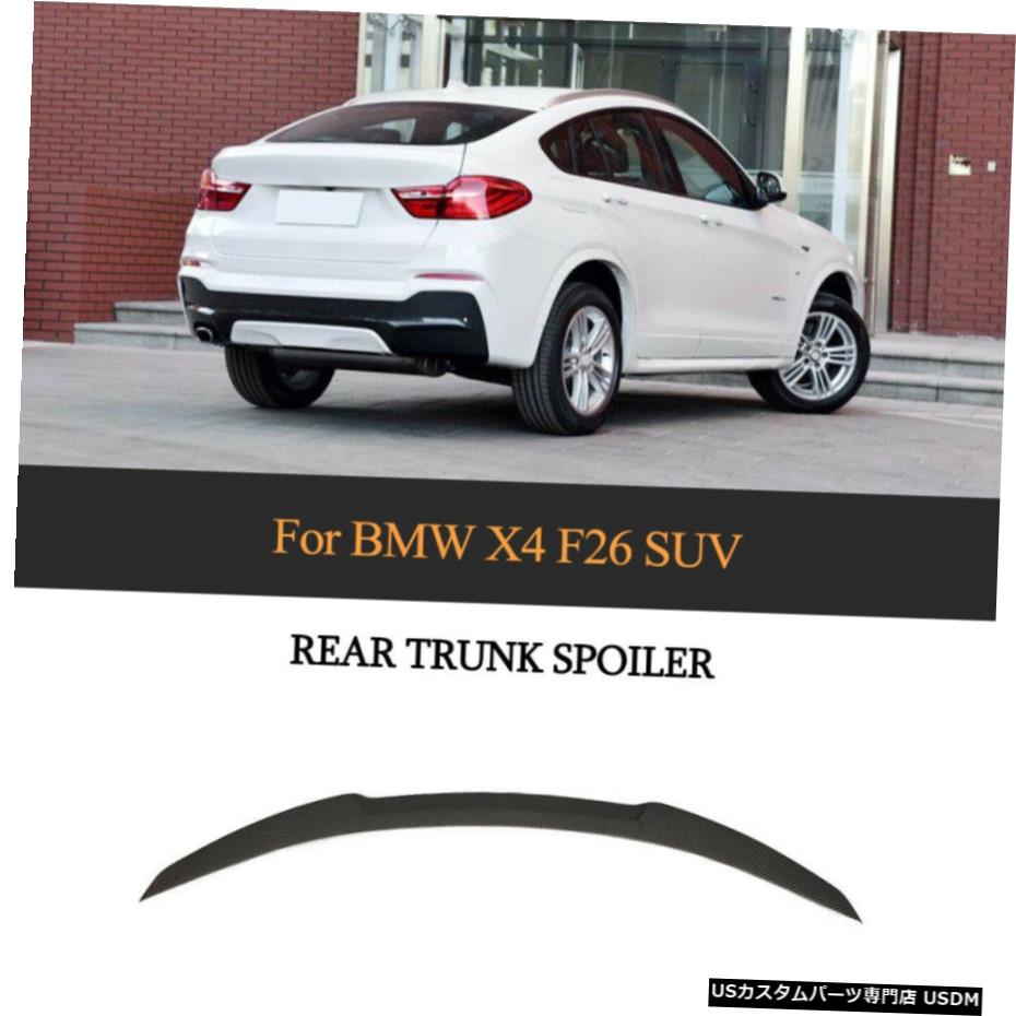 ѡ ܥեСꥢȥ󥯥ݥ顼졼󥰥֡ĥåץBMW X4F26 35i201417 Carbon Fiber Rear Trunk Racing Spoiler Boot Lip Wing For BMW X4 F26 35i 2014-17