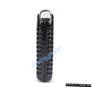 エアロパーツ ブラックレアルカーボンファイバーホンダアコード18-19用のリモートキーケースフォブのシェルカバー Black Real Carbon Fiber Remote Key Case Fob Shell Cover For Honda Accord 18-19