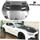 エアロパーツ マセラティジブリのためにフィット2014-2020エンジンフードボンネットカバーふたカーボンファイバー Fit For Maserati Ghib...