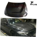 エアロパーツ エンジンフードカバーボンネット蓋カーボンファイバーフィット感のためBMW F80 M3 F82 F83 M4 14-18 Engine Hood ...