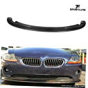 エアロパーツ カーボンファイバーフロントバンパーリップスポイラーチンフィット感のためBMW E85 Z4 05-09グロスブラック Carbon Fiber Front Bumper Lip Spoiler Chin Fit For BMW E85 Z4 05-09 Gloss Black