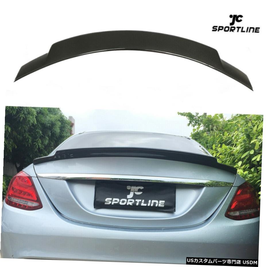 エアロパーツ リアスポイラーウイングブーツについてはベンツW205 C180 C200 C300 C63 AMG 15-19カーボンファイバー Rear Boot Spoiler Wing For Benz W205 C180 C200 C300 C63 AMG 15-19 Carbon Fiber