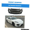 エアロパーツ ポルシェパナメーラのためにフィット2010-2013マットブラックバンパーバーボディーKitCover Fit For Porsche Panamera 2010-2013 Matt Black Front Bumper Bar Body KitCover