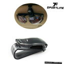 エアロパーツ 車のオートサンバイザーメガネサングラスカードチケットホルダークリップユニバーサルブラック Car Auto Sun Visor Glasses S...