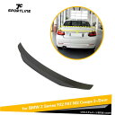 エアロパーツ リアスポイラーウイングブーツのためにBMW F22 220I 230i 240i F87 M2 14-19カーボンファイバー Rear Boot ...