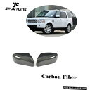エアロパーツ 2PCSサイドミラーカバーキャップフィット感のためのランドローバーレンジローバーフリーランドカーボンファイバー 2PCS Side Mirror ...