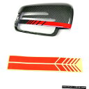 エアロパーツ レッドカーリアビューミラーステッカーデカールのためにメルセデスベンツBMWアウディスバルレクサス Red Car Rear View Mirror...