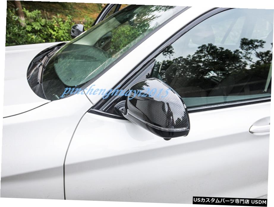 エアロパーツ カーボンファイバーサイドドアバックミラーカバートリムのためにBMW X3 G01 X4 G02 18-19 Carbon Fiber Side Door Rearview Mirror Cover Trim For BMW X3 G01 X4 G02 18-19