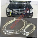 エアロパーツ メルセデスベンツW211 Eクラス04-09右ヘッドライトカバー透明+のり用 For Mercedes-Benz W211 E Class 04-...