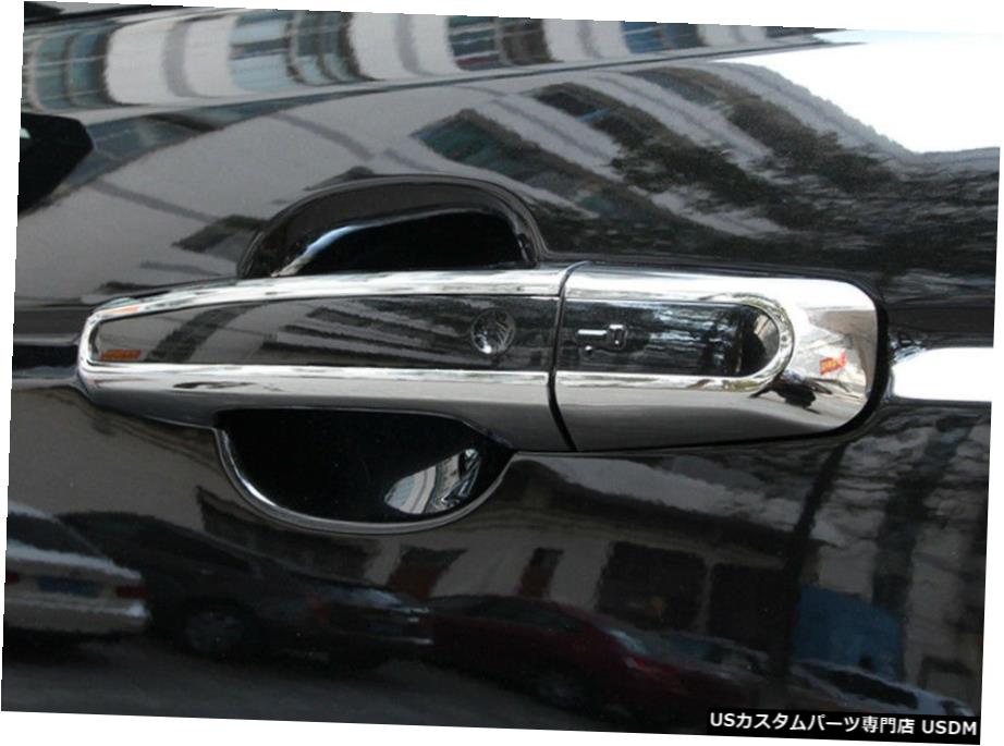 エアロパーツ シルバークロームドアハンドルカバートリムは、ランドローバー・レンジローバーイヴォーク2012から18のために合います Silver Chrome Door Handle Cover Trim fit for Range Rover Evoque 2012-18