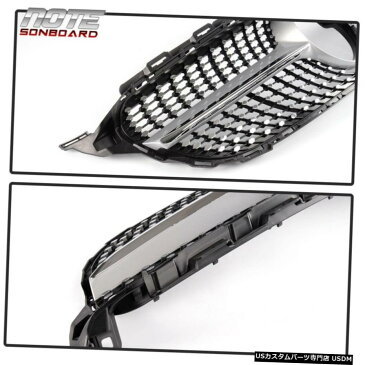 グリル 米国ダイヤモンドグリルのためにメルセデスベンツW205新CクラスC250 / C400 300/450 AMGスポーツ US Diamond Grille For Mercedes Benz W205 New C class c250/300 c400/450 AMG Sport