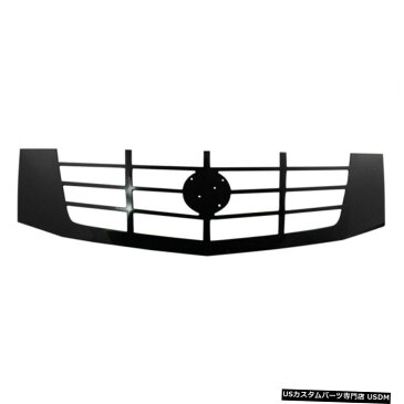 グリル キャデラックエスカレードトラック用フロントアッパークロームインサートブラックシェルグリルグリル Front Upper Chrome Insert Black Shell Grille Grill for Cadillac Escalade Truck