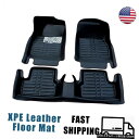 Floor Mat 20192020トヨタカローラカーフロアマットXPEレザーライナーマット For 2019 2020 Toyota Corolla Car Floor Mat XPE Leather Liner Mats(2)