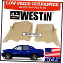 Floor Mat Westin Sure-Fit2007-2013シボレーアバランチ最前列フロアマットTAN Westin Sure-Fit 2007-2013 Chevrolet Avalanche Front Row Floor Mats TAN(2)