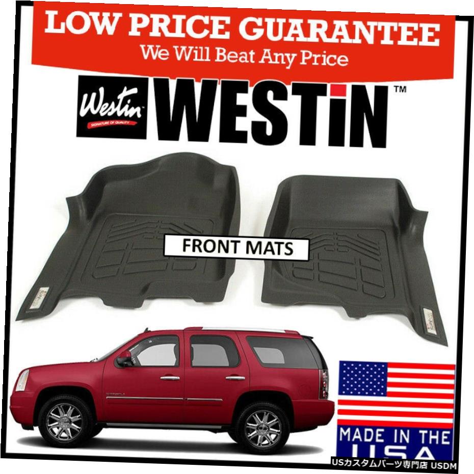 Floor Mat ƥ󥷥奢եåȥե1ܥեޥåȥեå2007-2014GMC桼֥å Westin Sure-Fit Front 1st Row Floor Mats fit 2007-2014 GMC Yukon BLACK