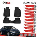 Floor Mat tA}bgCi[3D[hubNZbg̓V{[V{[\jbNZ_ɓK2012-19 Floor Mats Liner 3D Molded Black Set Fits Chevrolet Chevy Sonic Sedan 2012-19